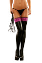 ZEBRA STOCKINGS - latex stockings, sexy women's lingerie