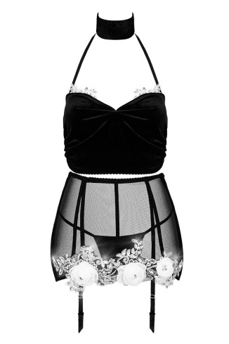 AUCUBA - exclusive black lingerie set