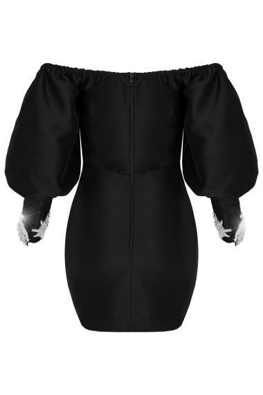 MUSE - sukienka koktajlowa czarna